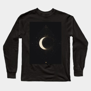 Geometric Illustration of Space Long Sleeve T-Shirt